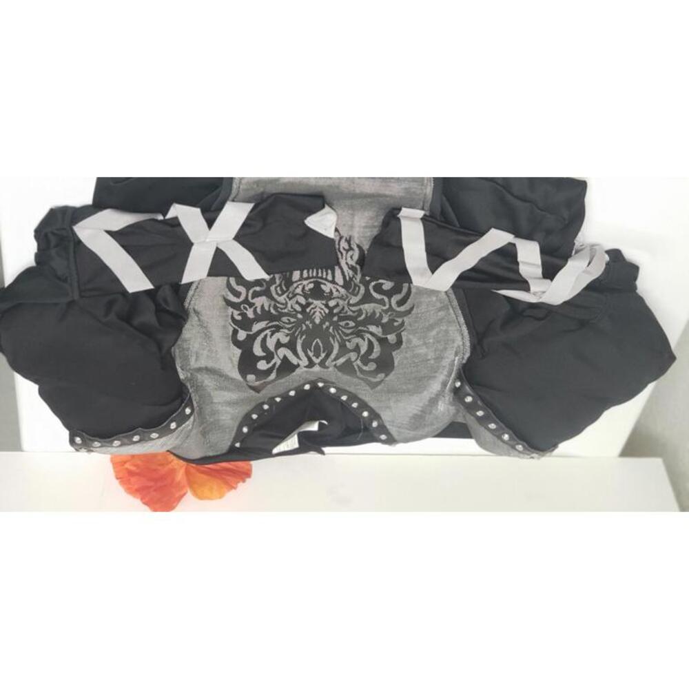 Stylish Black Wolf Design Costume Jumpsuit